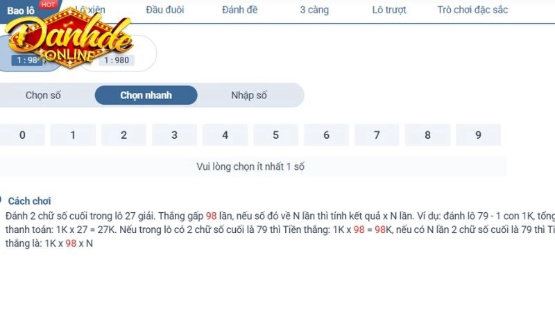Hướng dẫn đánh lô đề siêu tốc chi tiết cho newbie