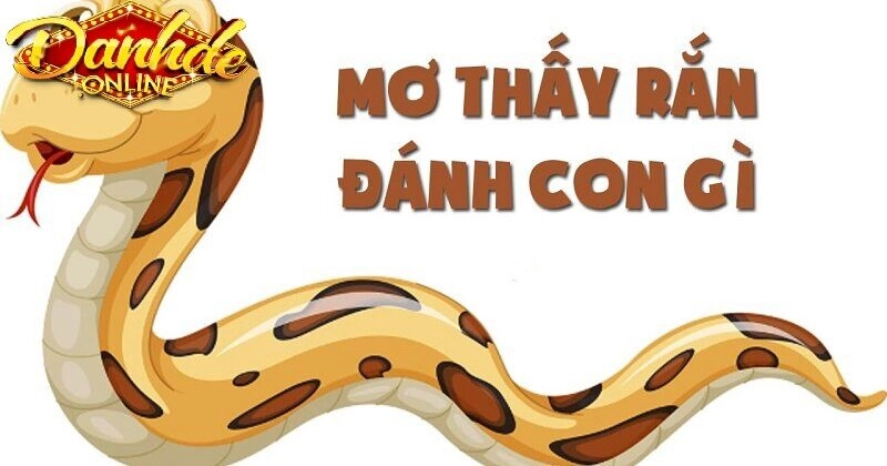 Cùng tìm hiểu mơ thấy rắn đánh con gì?